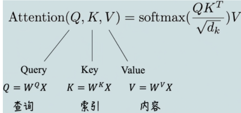 自注意力的计算公式